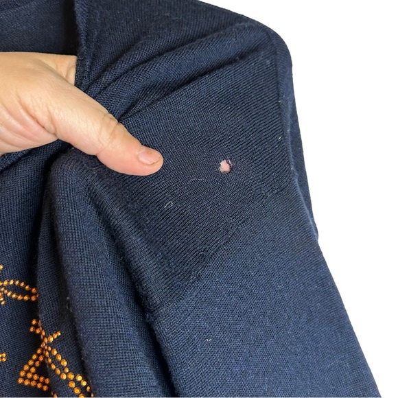 ZADIG & VOLTAIRE Merino Wool Sweater Kansas Bis Size XS Oversized WCMR1119F - Picture 4 of 12